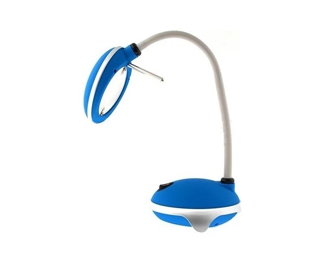 Camelion KD-782 C13 настольный светильник, голубой  3W LED 