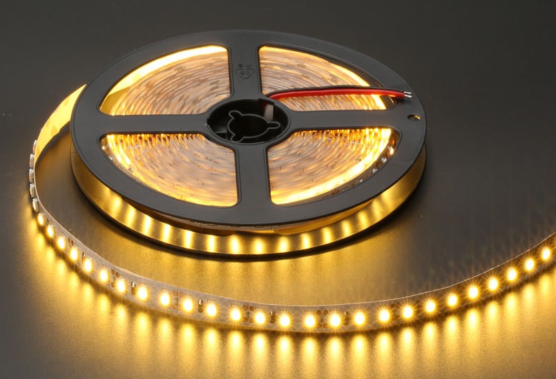 Лента диодная 12В IP20 9.6Вт/м 3000К 3528 120LED/м 5м General