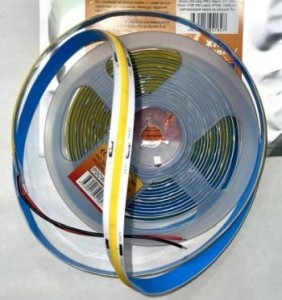 Ecola Лента св/д 24V 14W/m COB 330led/m IP20 6000K 6K 1400lm/m 5м интерьерная P2CD14ESB