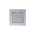 Выключатель 1-кл. СП AtlasDesign 10А IP20 (сх. 1) 10AX механизм алюм. SE ATN000311