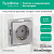 Розетка 1-м СП AtlasDesign 16А IP20 с заземл. механизм алюм. SE ATN000343